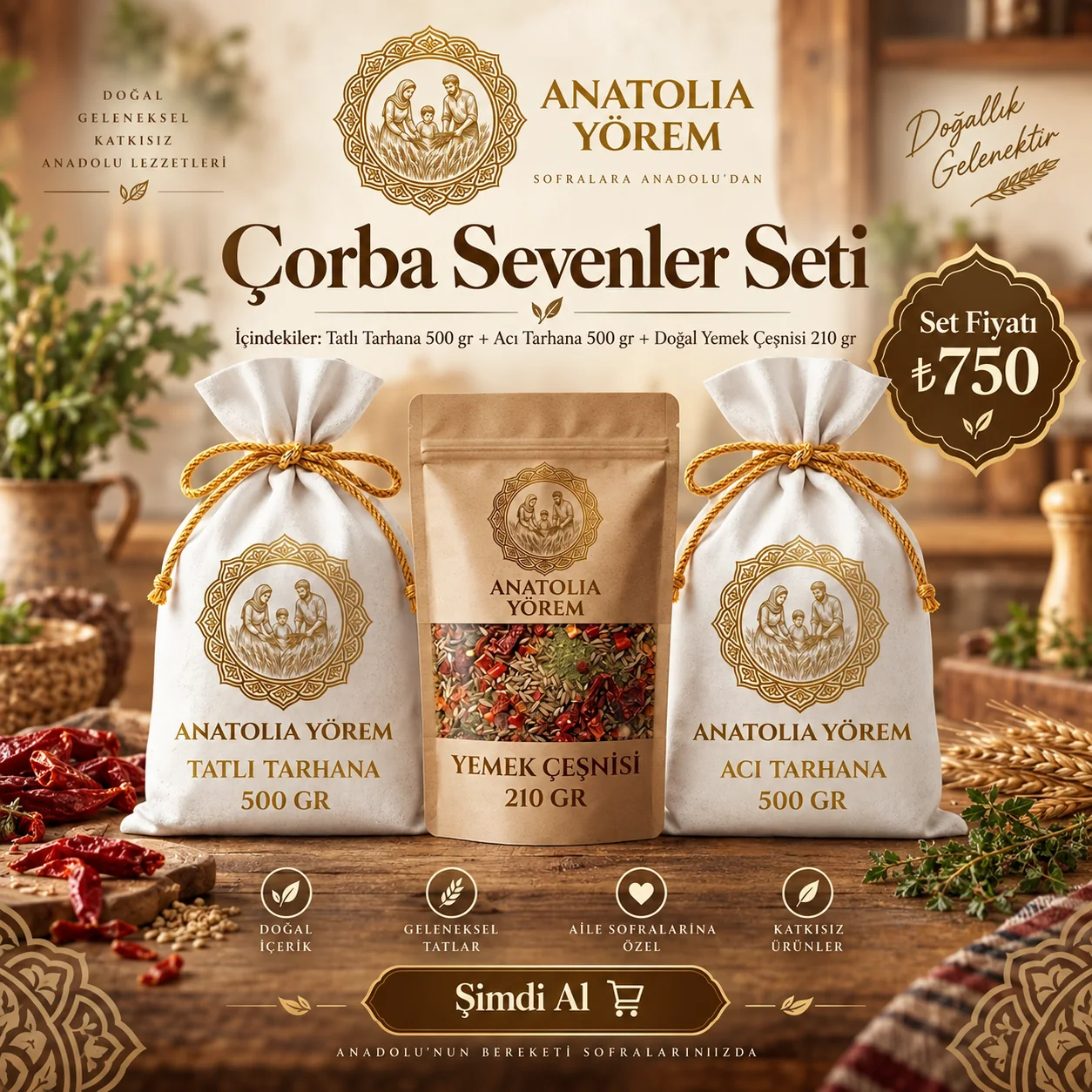 Çorba Sevenler Seti