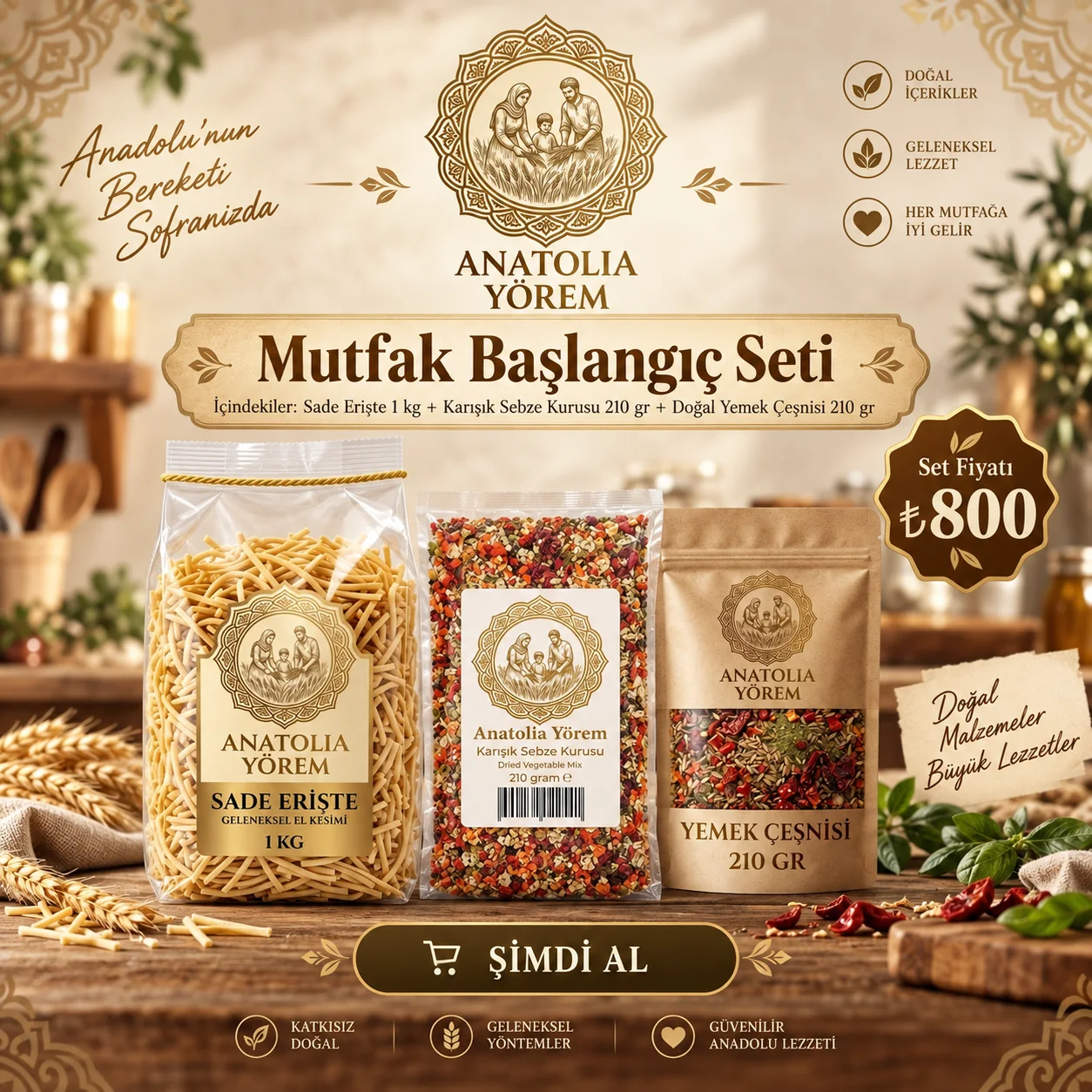 Mutfak Başlangıç Seti